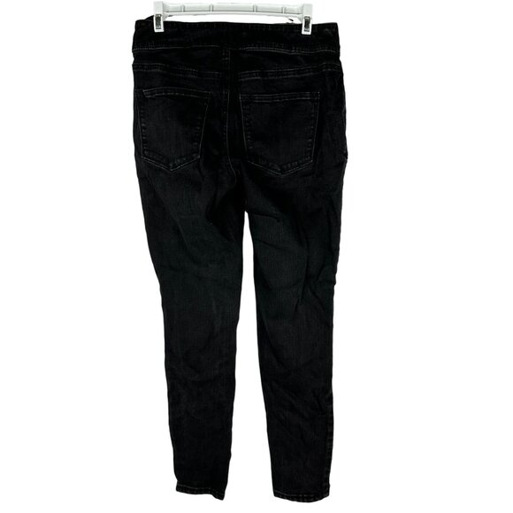 Maurices Womens High-Rise Black Denim Jeans Size M Reg - Picture 2 of 5